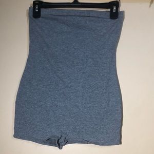 Grey spandex romper